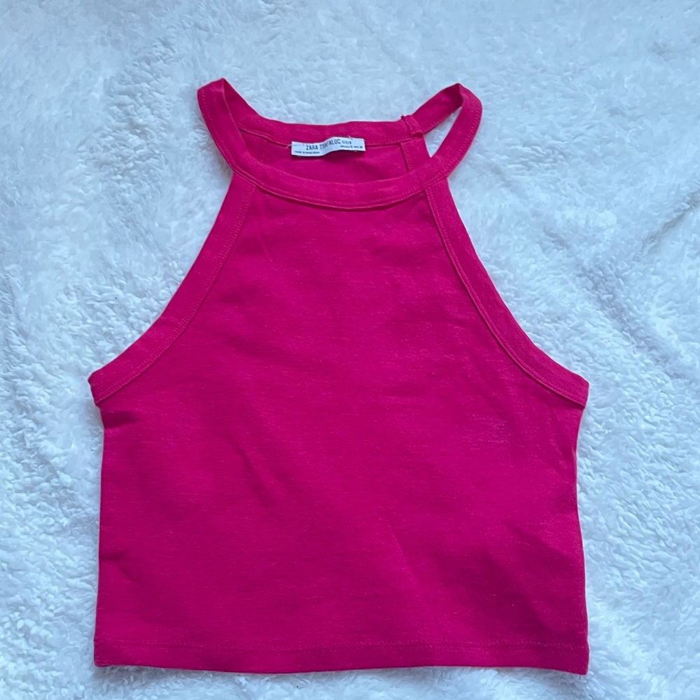 ZARA Pink Halter Top